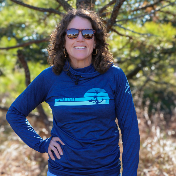 NH Sunset Women's Cowl Neck