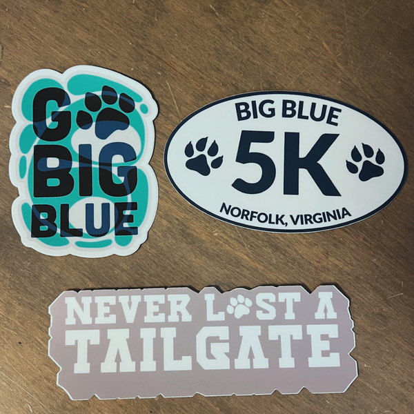 Big Blue Stickers