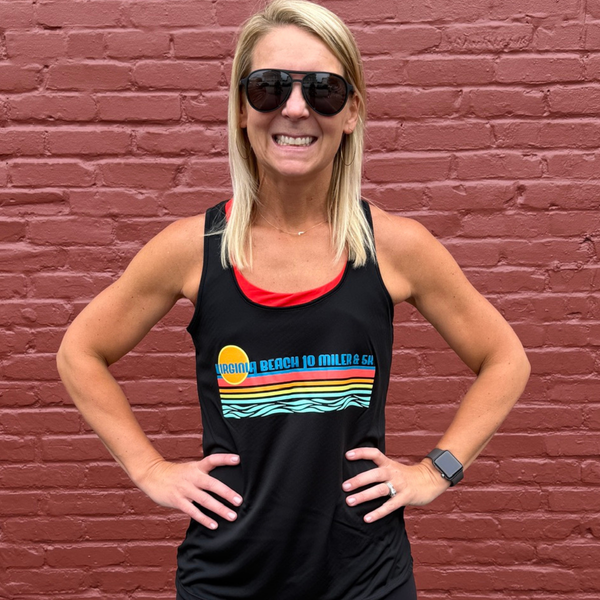 Rainbow lines running tank