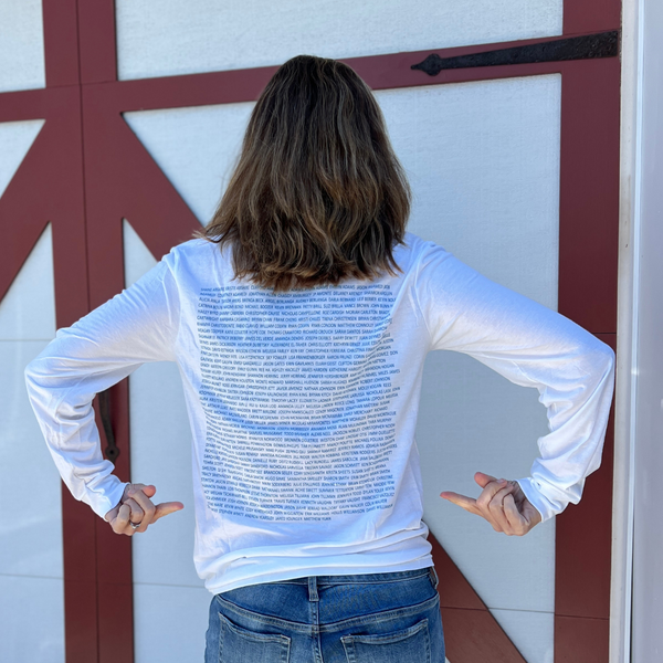 2025 Whale Challenge shirt NAMES ON BACK