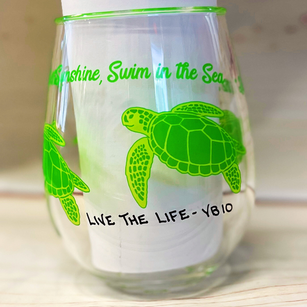 VB 10 plastic wine glasses