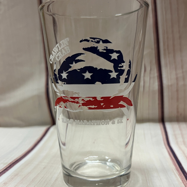 Crawlin Crab Flag Pint Glass