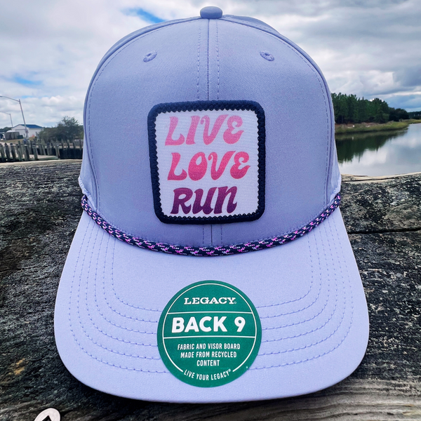 Purple Live Love Run Hat
