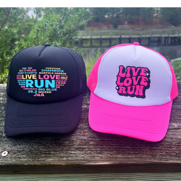 Live Love Run Hats