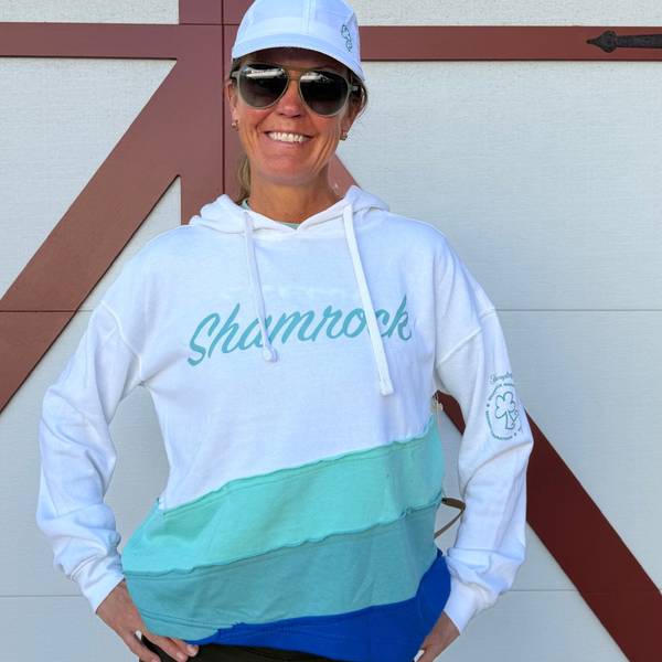 Slanted Shamrock Women's Hoodie