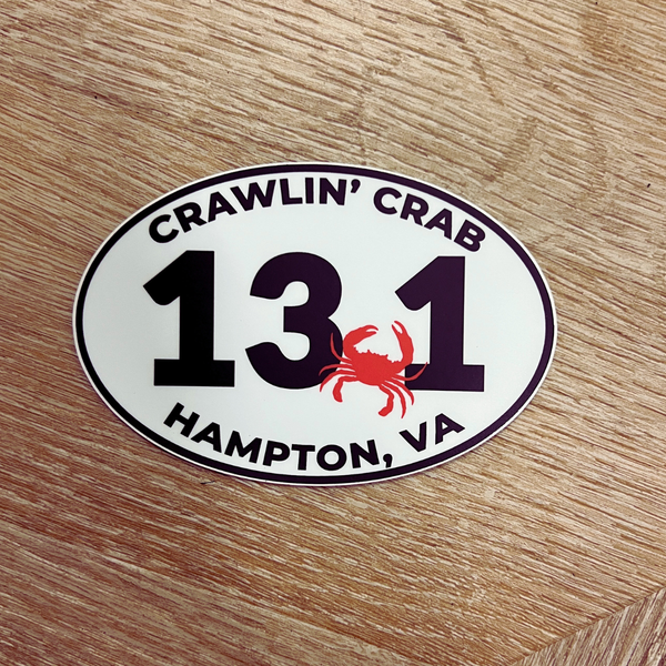 Crawlin Crab decal