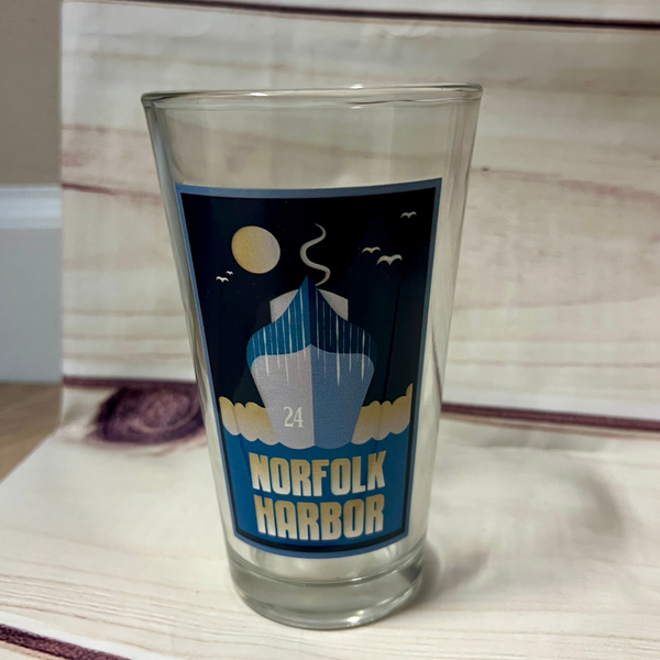 Norfolk Harbor Pint Glass