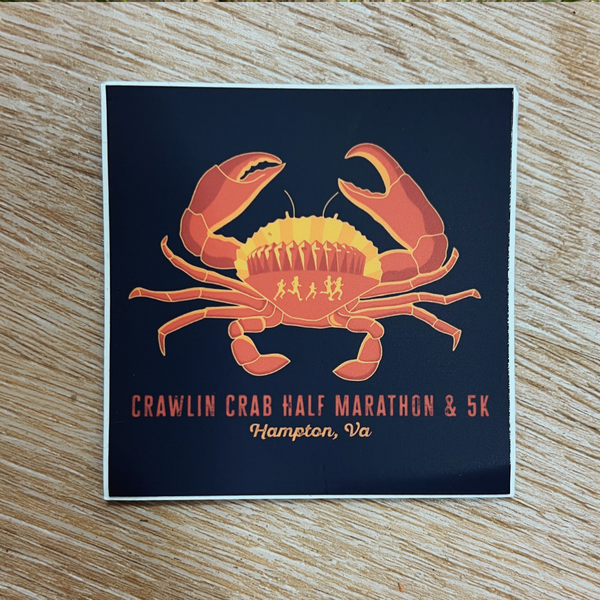 Crawlin Crab decal