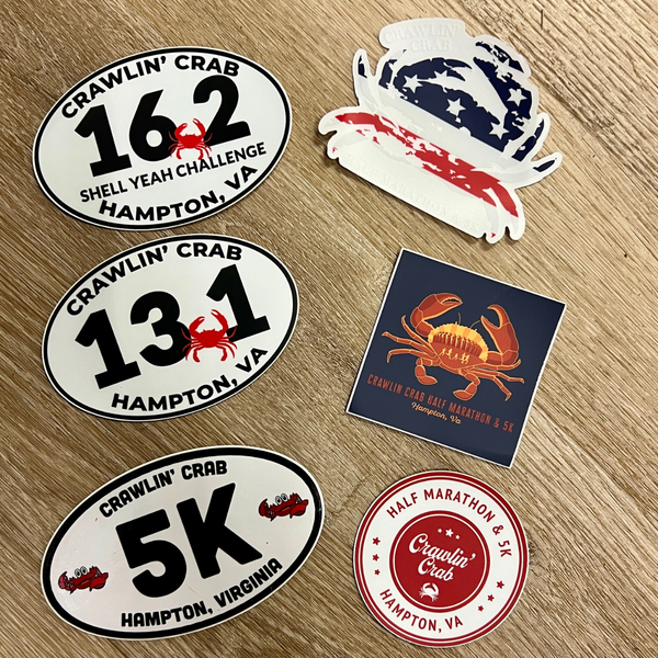 Crawlin Crab decal