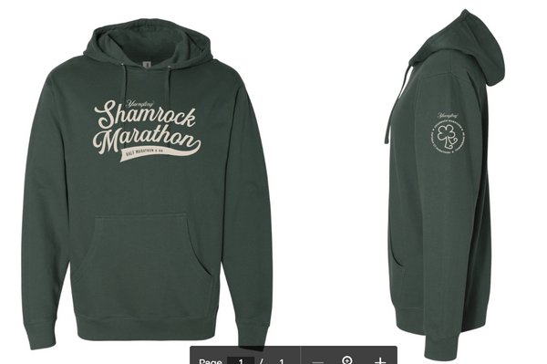 2025 Cursive Shamrock Hoodie