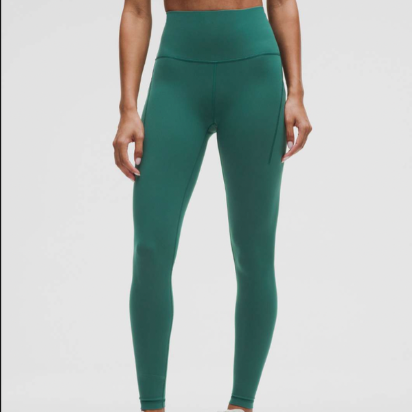 Shamrock Lululemon Wunder Train High-Rise Tight 28" Storm Teal