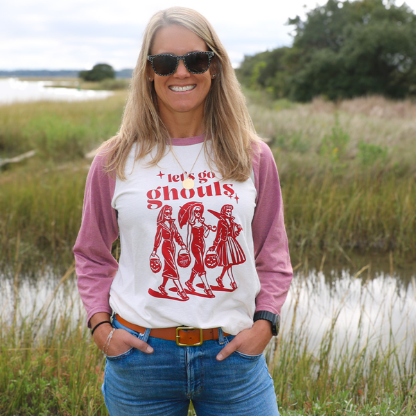 Let's Go Ghouls Raglan